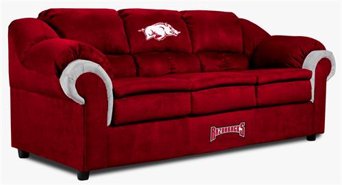 Arkansas Razorbacks Pub Sofa